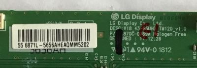 T-CON PHILIPS / 6871L-5656A / 6870C-0769A / 5656A / PANEL UBDR1XH / DISPLAY LC550EGY(SL)(A1) / MODELOS 55PFL5703/F7 DS2 / 55PFL5703/F7 DS5 / 55PFL5604/F7  - Imagen 2