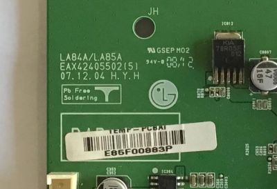 MAIN LG / AGF37018802 / EAX42405502(5) / EBU49009402 / EAX42405502(11) / PANEL V420H1-L12 REV.C1 / MODELO 42LG50-UA.BUSHLJM - Imagen 2