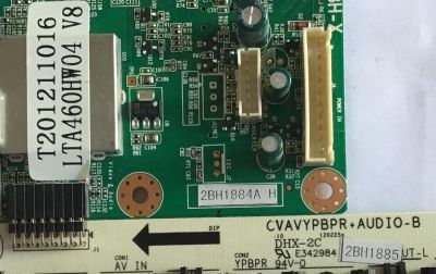 MAIN PROSCAN / T201211016 / CV318H-X / CNC111911014B620 / PANEL'S T460HW04 V.8 / LTA460HW04 V.8 / MODELO PLED4616A - Imagen 2