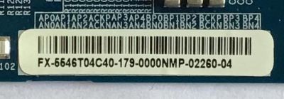 T-CON PROSCAN / 55.46T04.C40 / T460HW03 VF / 46T03-C0G / PANEL T460HW04 V.8  / MODELO PLED4616A - Imagen 2