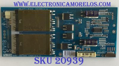 BACKLIHT INVERTER SLAVE LG / 6632L-0487B / PPW-CC47VT-S (B) / PANEL LC470WUN-(SB)(A1) / MODELOS 47LG70-UA / 4750-UG / SUSTITUTAS 6632L-0486C / 6632L-0487C / 6632L-0486A / 6632L-0487A