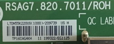 MAIN INSIGNIA / 209739 / RSAG7.820.7011/R0H / 199322 / LTDN55KK220US(1000) / PANEL HD550DF-B52(020)\S12\XP\BBY\GM / MODELO NS-55D510NA17 - Imagen 2
