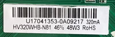 MAIN FUENTE (COMBO) WESTINGHOUSE / 21005791 / TP.MS3393T.PB758 / HV320WHB-N81 / KR17-0056 / PANEL MD3243YTBH / MODELO WD32HB1120-C - Imagen 2