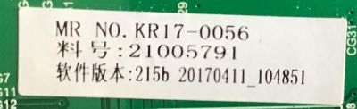 MAIN FUENTE (COMBO) WESTINGHOUSE / 21005791 / TP.MS3393T.PB758 / HV320WHB-N81 / KR17-0056 / PANEL MD3243YTBH / MODELO WD32HB1120-C - Imagen 3