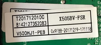 MAIN FUENTE (COMBO) / SCEPTRE / C18012010 / TP.MS3553.PB753 / X505BV-FSR / V500HJ1-PE8 / PANEL CN50CN7387 / MODELO H50 CTTV53DG - Imagen 2