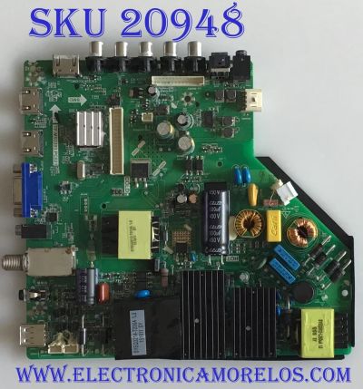 MAIN FUENTE (COMBO) WESTINGHOUSE / 34013807 / TP.MS3393.PC821 / T550HVN06.1 / B15062129 / PANEL ST5461B03-1 VER.2.1 / MODELO DWM55F1G1 TW-78951-R055B