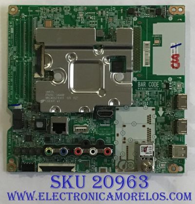 MAIN LG / EBT66233903 / EAX68253604(1.0) / PANEL NC600DQE-VSHP1 / DISPLAY JE601R3HC17 / MODELOS 60UM6900PUA.BUSNLOR / 60UM6900PUA.BUSNDOR