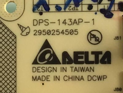 FUENTE DE PODER VIZIO / 0500-0607-0060 / DPS-129BP A / 050006070060 / 2950254505 / PANEL LC320EUG-(SC)(R1) / MODELO M320NV LAQKGYAL - Imagen 3