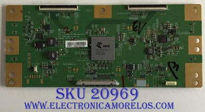 T-CON SONY / 6871L-4352A / 6870C-0598A / 4352A / PANEL V490QWME04 / MODELO XBR-49X800D