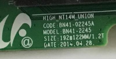 MAIN SAMSUNG / BN94-07727A / BN97-08808A / BN41-02245A / PANEL CY-DF400CSLV1H / MODELOS UN40H6203AFXZA TF02 / UN40H6203AFXZA TD01 - Imagen 3