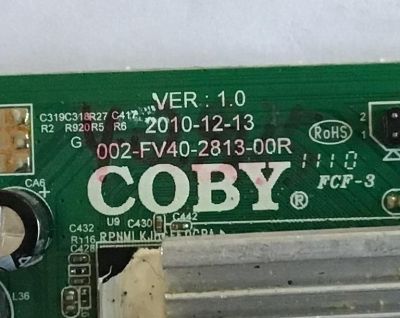 MAIN COBY / 002-FV40-2813-00R / 002-FV40-2813 / PANEL LTA400HA07 / MODELO TFTV4028 - Imagen 2