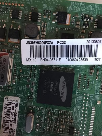 MAIN SAMSUNG / BN94-06711E / BN41-02046A / BN97-06298Y / PANEL CY-DF390BGMV1H / MODELO UN39FH5000FXZA PF03 / PARTE SUSTITUTA BN94-06778C - Imagen 3