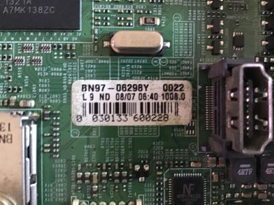 MAIN SAMSUNG / BN94-06711E / BN41-02046A / BN97-06298Y / PANEL CY-DF390BGMV1H / MODELO UN39FH5000FXZA PF03 / PARTE SUSTITUTA BN94-06778C - Imagen 2