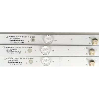 KIT DE LED PARA TV (3 PIEZAS)  / ELEMENT TFMT40D08-ZC22AG-05 / 303TH40052 / TFMT40D08-ZC22AG-05 2016-11-01 8S1P / 910-400-1051 / TH400M24 / 170326A/48348 / MODELO ELST4017 D7F3M - Imagen 3