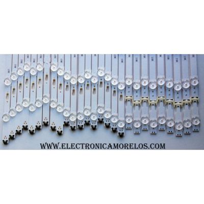 KIT DE LED'S PARA TV SAMSUNG (27 PIEZAS) BN96-34765A / BN96-34764A / BN96-34763A / 34765A / 34764A / 34763A / S_5U70_75_FL_M6_REV1.5_150310 / LM41-00121K / PANEL'S CY-GJ075HGLV1H / CY-GM075FGLV2H / CY-GM075FGLV1H / MODELOS UN75MU6300FXZA / UN75JU6500FXZA - Imagen 4