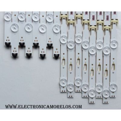 KIT DE LED`S PARA TV (16 PIEZAS) / SAMSUNG BN96-39667A / BN96-39668A / LM41-00121E / LM41-00121F / PANEL`S CY-GK065HGNVCH / CY-GK065HGNVEH / MODELOS UN65KU630DFXZA / UN65KU6300FXZA / UN65KU6290FXZA - Imagen 4