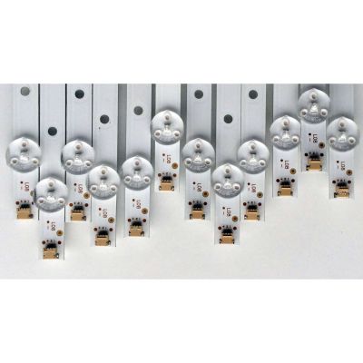 KIT DE LED PARA TV (12 PIEZAS) / PROSCAN AE0110354 / 07CS / T411 / A4F430 / A4G430 / D170217 / N170217 / JL.D55081235-031DS-M / PANEL LSC550FN14/ MODELOS PLDED5515-D-UHD / PLDED5220-UHD - Imagen 2