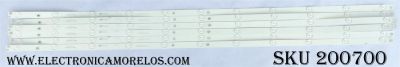 KIT DE LED PARA TV (6 PIEZAS) / 202866 / 55D2000/D3000 / Y158-L08-J-5 / B160815A3C / LB-C550F14-E4-S-G1-XRD1 / LB-C550F14-E4-S-G1-XRD2