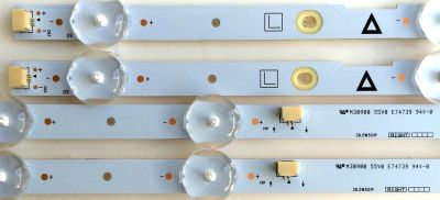 KIT DE LED PARA TV (4 PIEZAS) / SANYO UDULEDLXT003 / UDULEDLXT004 / 39.5W5SIP RIGHT / LB39501 V0_00 / REV:A / JX-DLXT004-3B366-0-D-732 / JX-DLXT003-3B355-0-D-734 / PANEL´S U5A23XT / V400HJ6-PE1 REV:C2 / MODELO FW40D36F / 40PFL4901/F7 - Imagen 2