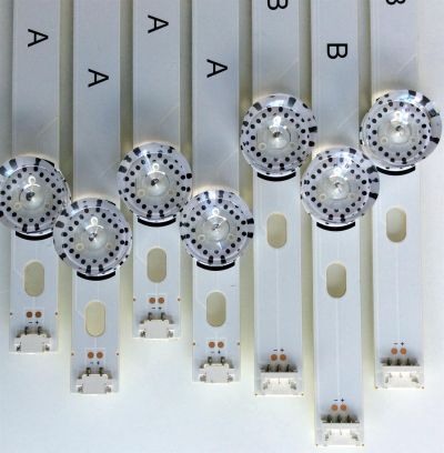 KIT DE LED PARA TV / "INCOMPLETOS PRECAUCION SOLO (7 PIEZAS) IMPORTANTE" / LG SVL400 / 002S5B / 003S5B / 0884A / 0885A / DRT4.0 REV0 7 A-TYPE SVL400 / DRT4.0 REV0 7 B-TYPE SVL400 / MODELO 40LX570H-UA BUSJLJM / HC400DUN-VCKN5-214X - Imagen 2