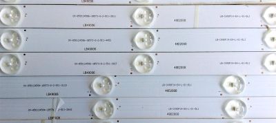 KIT DE LED PARA TV (10 PIEZAS) / HITACHI LB49006 / 49D2000 / KHP2O0650B / LB-C490F14-E4-L-G1-DL1 / LB-C490F14-E4-L-G1-DL2 / PANEL C490F14-E6-L / MODELOS LE49A509 / LE49A6R9 - Imagen 3