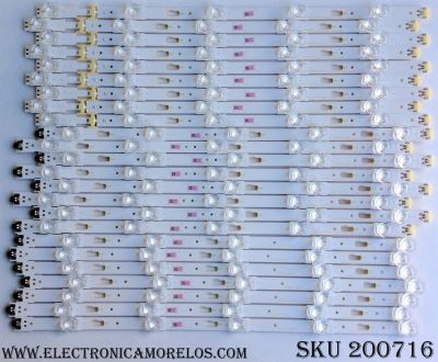KIT DE LED PARA TV (24 PIEZAS) / SAMSUNG BN96-40275A / BN96-40276A / BN96-40277A / LM41-00331A / LM41-00332A / LM41-00333A / S_KU6K_70_FL30_L5_REV1.1_160412_ / MODELOS UN70KU6300FXZA EA01 / UN70KU630DFXZA