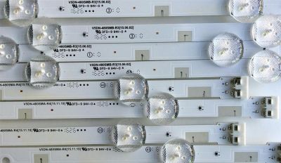 KIT DE LEDS PARA TV SAMSUNG ORIGINAL 8 PIEZAS / NUMERO DE PARTE 37296A / 37297A / LM41-00120P / LM41-00120Q / V5DN-480SMB-R3 / V5DN-480SMA-R4 / 2015 SVS48 FCOM FHD DOE A / 2015 SVS48 FCOM FHD DOE A / LM41-00150A / LM41-00149A / MODELOS UN48J62 / UN48J50 - Imagen 4