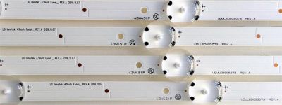 KIT DE LED PARA TV / UDULED0GS073 REV.A (4 PZAS ) / E128280 94 V-0 / 43W4S1P / G073	 - Imagen 2