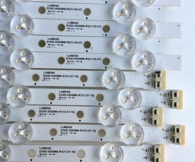 KIT DE LED´S PARA TV (10 PIEZAS) / SAMSUNG BN96-28772A/28773A / 2013SVS55 / LM41-00001P / D3GE-550SMA-R1 / D3GE-550SMB-R0 / SUSTITUTAS BN96-39055A / BN96-30056A / PANEL ´S CY-DF550CSLV1H / CY-DF550CSLV4H / CY-DJ055CSLVZH / CY-DJ055BGLV1H / LH55EDCPLBC/CI - Imagen 2
