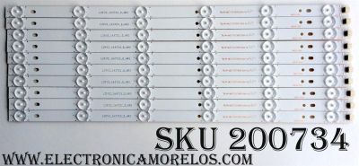 KIT DE LED PARA TV / PROSCAN L2KV2_160720_D_HRS / E177671B/PEC DGV0-3A / SMD-10X6 / MODELO PLDED5069 / PANEL V500HJ1-PEB REV.C7	