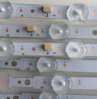 KIT DE LED PARA TV / MAGNAVOX UDULEDLXT007/UDULEDLXT008 ( 6 PZAS ) / UDULED0GS062/UDULED0GS061 / LB50060 V0_02 / E213009 / PANEL U6AU2XH / MODELO 50MV376Y/F7 DS1 - Imagen 4