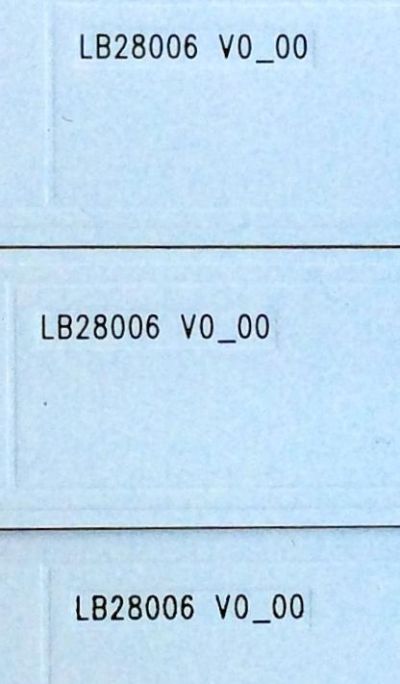 KIT DE LEDS ORIGINAL PARA TV VIZIO 3 PIEZAS / NUMERO DE PARTE LB28006 / LB28006 V0_00 / 210BZ06D0 / 43030A01L / 2E534000NYA0 / 77900 DFD / PANEL TPT275B5-A018.L REV:S1C / MODELO D28H-D1 - Imagen 2