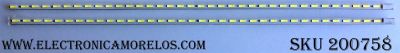 KIT DE LEDS ORIGINAL  PARA TV JVC 2 PIEZAS /NUMERO DE PARTE LED-BAR-L/LED-BAR-R / LED-BAR-L / LED-BAR-R / CEM880A / CEM879A / 7CP2002 / 1CP2001 / MODELO LT-32DE73 / PANEL LSC320AN02LED / ST315A05-1	
