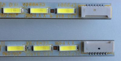 KIT DE LEDS ORIGINAL  PARA TV JVC 2 PIEZAS /NUMERO DE PARTE LED-BAR-L/LED-BAR-R / LED-BAR-L / LED-BAR-R / CEM880A / CEM879A / 7CP2002 / 1CP2001 / MODELO LT-32DE73 / PANEL LSC320AN02LED / ST315A05-1	 - Imagen 2