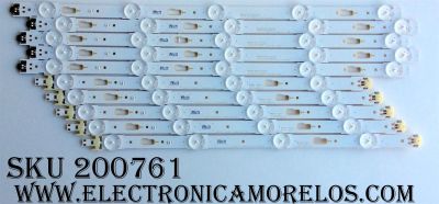 KIT DE LED PARA TV / SAMSUNG BN96-34791A/BN96-34792A /34792A / LM41-00117B / LM41-00117C / S_5U75_40_FL_R05_REV1.3_150305_LM41-00120R / MODELO UN40JU6400FXZA VH01 / UA40JU6600RXXP / PANEL CY-GJ040FLLV1H / CY-WJ040HGLV1H / CY-GJ040HGLVFH / CY-GJ040HGLVGH	