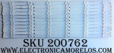 KIT DE LED PARA TV / 056.38027.037 / I-5500WS80063-V0 / TEST001E330254 / 05638027037	