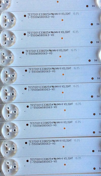 KIT DE LED PARA TV / 056.38027.037 / I-5500WS80063-V0 / TEST001E330254 / 05638027037	 - Imagen 3