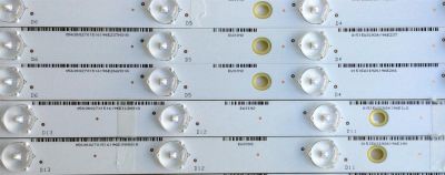 KIT DE LED´S PARA TV (12 PIEZAS) / VIZIO 056.38027.015 / 05638027015 / WS55-1223-L / WS55-1223-R / PANEL T550HVN08.5 / MODELOS D55-D2 LWZ2UCBS / D55U-D1 LTM7UCCS - Imagen 3