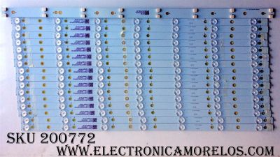 KIT DE LED PARA TV / LBM650P0701-BC-5(5) / 210BZ07D043030P01E / LBM650P-BRIDGE-BD-6 (5) / MODELO E65-E1.LTMWVKBS / PANEL TPT650UA-QVN06.U REV:S600A	