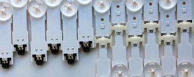 KIT DE LED`S PARA TV (12 PIEZAS) / SAMSUNG BN96-34797A / BN96-34798A / LM41-00135A / PANEL CY-WJ055HGLV4H / CY-GJ055HGLV7H / CY-GJ055HGEV4H / CY-GJ055HGLV1H / CY-WJ055HGLVAH / CY-WJ055HGLV7H / CY-GJ055HGLVAH / MODELOS UE55JU7500 / UN55JU6700 - Imagen 2