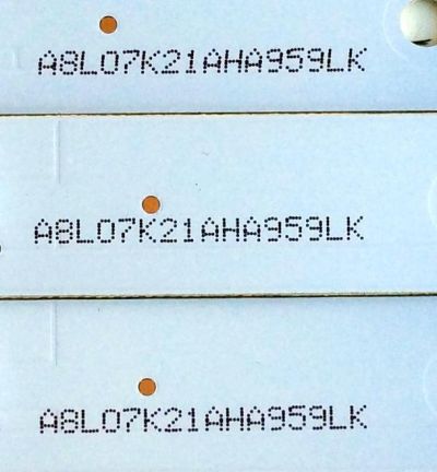 KIT DE LED PARA TV / SCEPTRE A8L07K21AHA959LK (3 PZAS.) / CRH-K393535T031038A-Rev1.1 B / MODELO E40 CRBV93CE / PANEL CN40HA701	 - Imagen 2