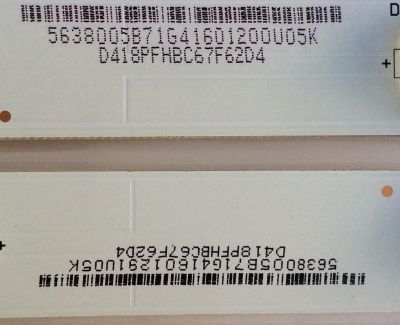 KIT DE LED PARA TV / 5638005B71G / D418PFHBC67F62DA / E162061	 - Imagen 3