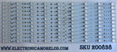 KIT DE LED PARA TV / 4C-LB5509-YH5 / 006-P2K2106A / E312177 / ZG6XE8	