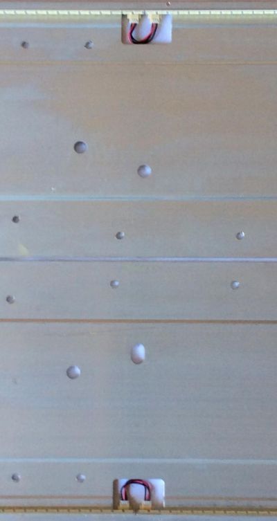 KIT DE LED PARA TV / HAIER TC645-E1806L-XP01(2 PZAS.) / TC645-E1806M-XP01 / TC645-E1806R-XP01 / MODELO 65D3550 / PANEL TC650FPE1	 - Imagen 3