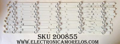 KIT DE LED´S PARA TV (12 PIEZAS) / VIZIO SVG600A33 / SVG600A33_A_Rev03_5LED_160725 / SVG600A33_B_Rev03_5LED_160725 / PANEL S600DHS-2 / MODELO D60N-E3 LFTRVQAS