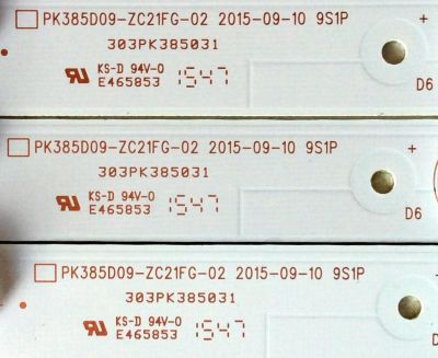 KIT DE LED PARA TV / PROSCAN PK385D09-ZC21FG-02 / 303PK385031 / 151121A6 / PK385M01 / MODELO PLDED3996A-E / PANEL LC390TA201 / XYD390BA01	 - Imagen 2
