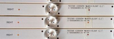 KIT DE LED'S PARA TV / VIZIO (12 PZAS.) / NUMERO DE PARTE / I-5500WS80131 / I-5500WS80131-R-V4 / I-5500WS80131-L-V4 / TEST001 E330254 / MODELO E55-E2 LWZQVIBS / PANEL LSC550FN11-801	 - Imagen 3