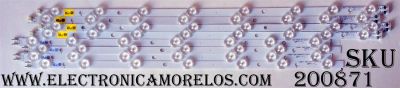 KIT DE LED PARA TV / SAMSUNG BN96-00000A / 00000A / D3GE-500SMB-R2 / D3GE-500SMA-R3 / MODELO UN50J6200AFXZA DH01 / PANEL'S DH500CGA-B1 / DH050CSA-B2 / T500HVF06.A	