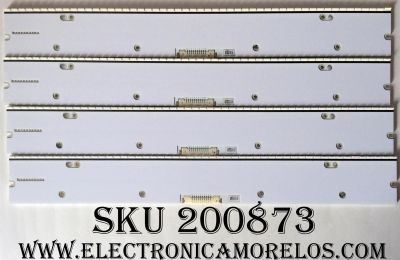 KIT DE LED'S PARA TV SAMSUNG ((4 PIEZAS)) / NUMERO DE PARTE 30667A / BN96-30667A / PANEL CY-VH065FSLV6H / MODELO UN65KU6500FXZA FA01