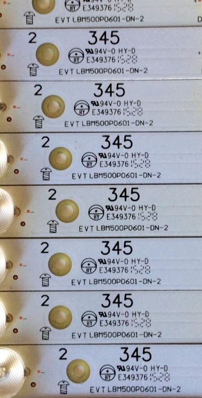 KIT DE LED PARA TV / VIZIO 04-L0350915 / 03779[00315 / E V T LBM500P0601-DN-2 / 155NBLP39SCAEB2X-E / MODELO U50U-D1 / PANEL TPT500U1-QVN02.A REV.S001E	 - Imagen 3